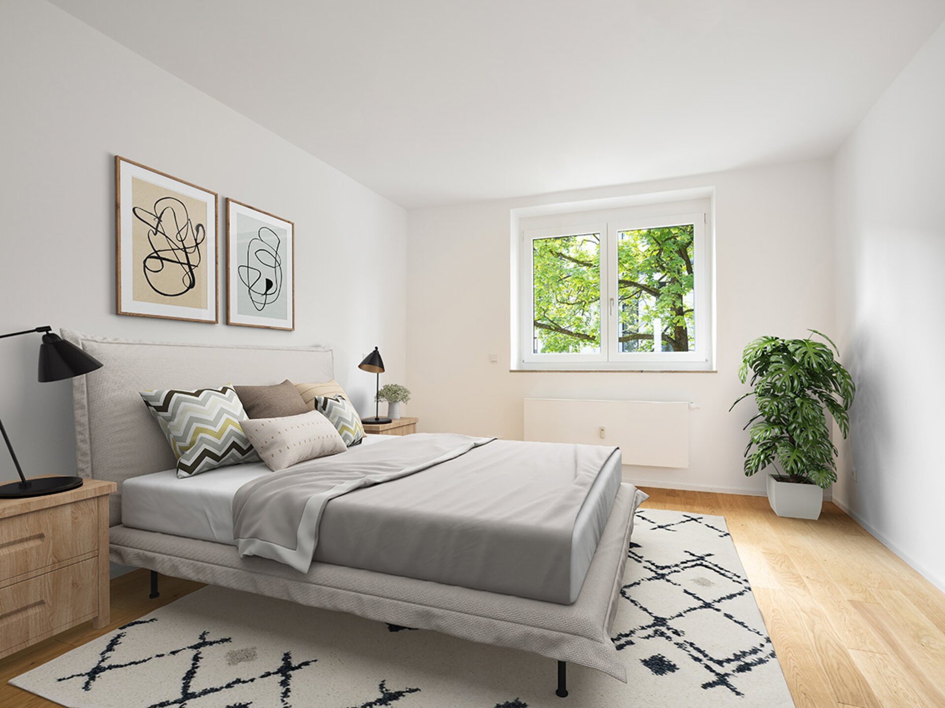 Schlafzimmer_Beispiel | © Dawonia