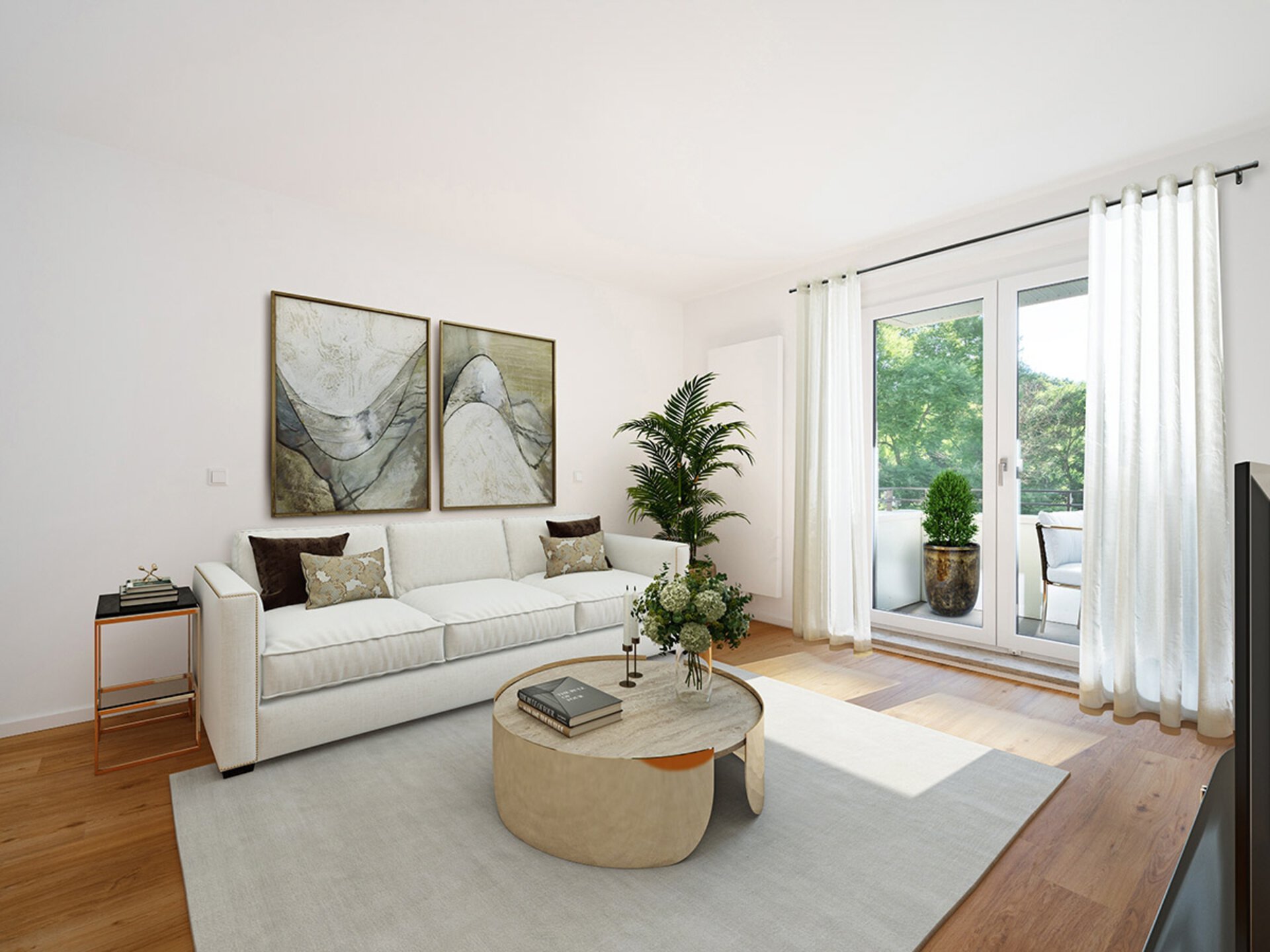 Wohnzimmer_Beispiel | © Dawonia