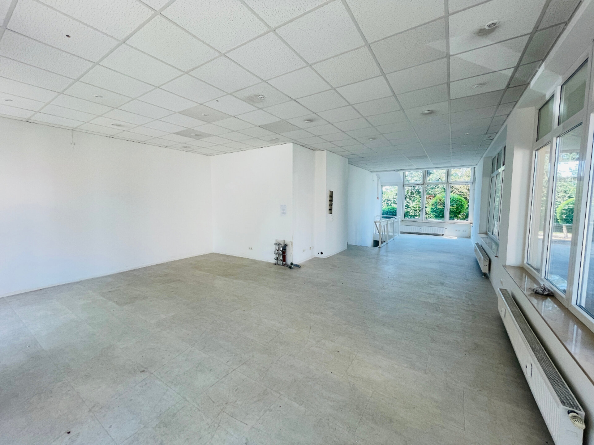 Mietfläche im Erdgeschoss | © Dawonia