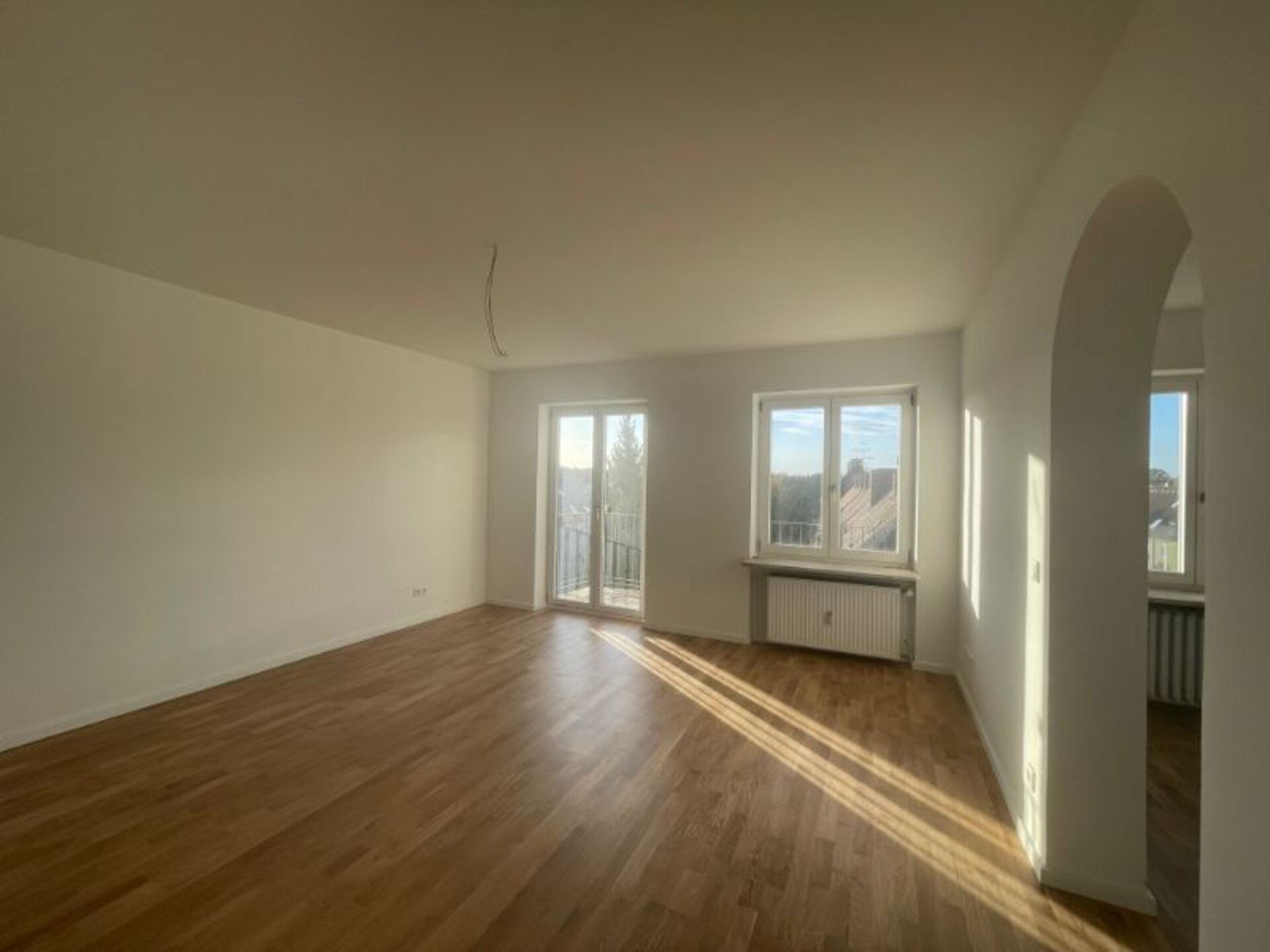 Wohnbereich mit Balkon | © Dawonia