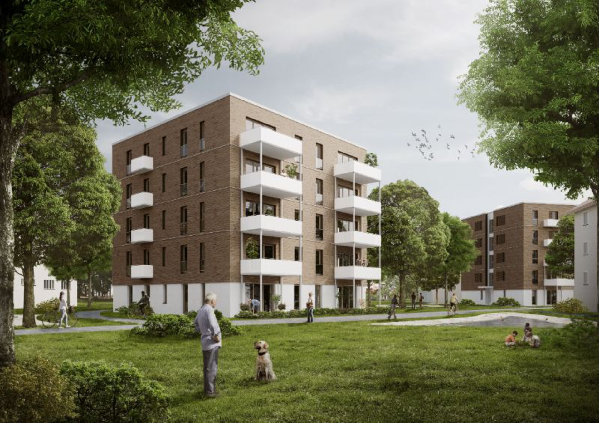 Hausansicht visualisiert | © Dawonia