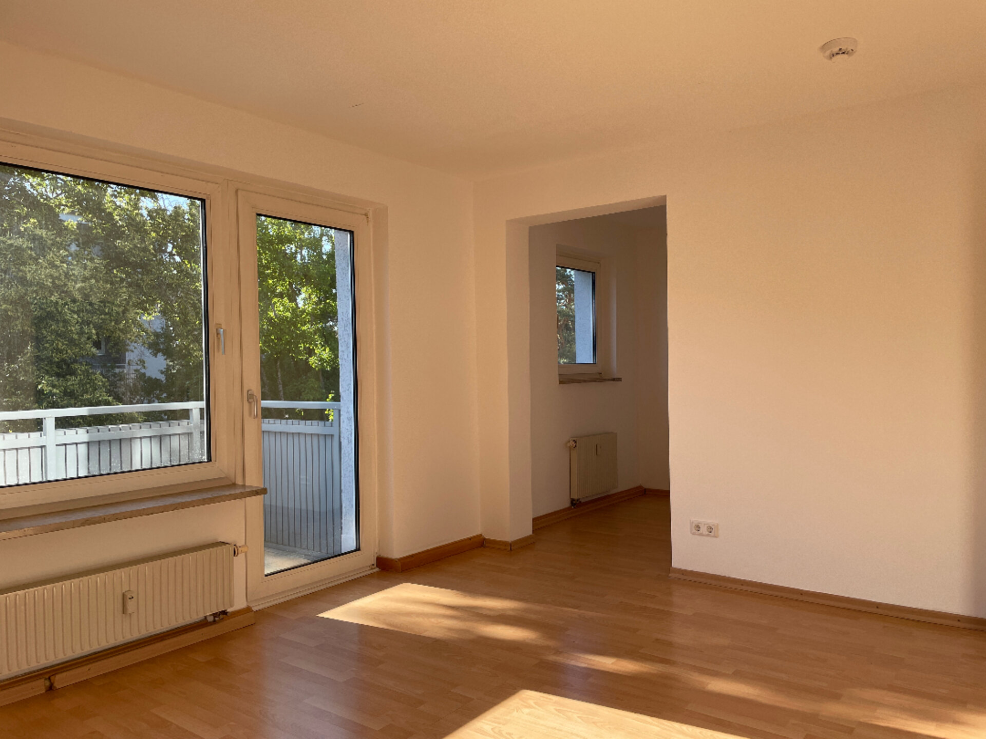Wohn-/Schlafzimmer mit Blick in Nische | © Dawonia