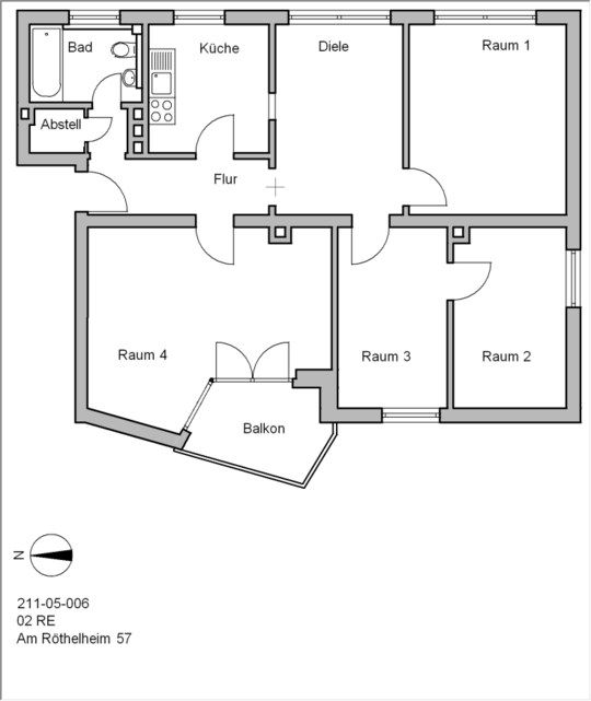 2525.0030_Grundriss unbemaßt.png | © Dawonia Lage | © Dawonia