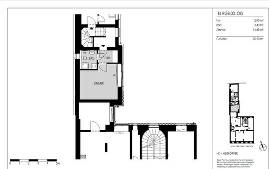 Grundgriss Von-der-Tann-Str. 6.JPG | © Dawonia Lage | © Dawonia