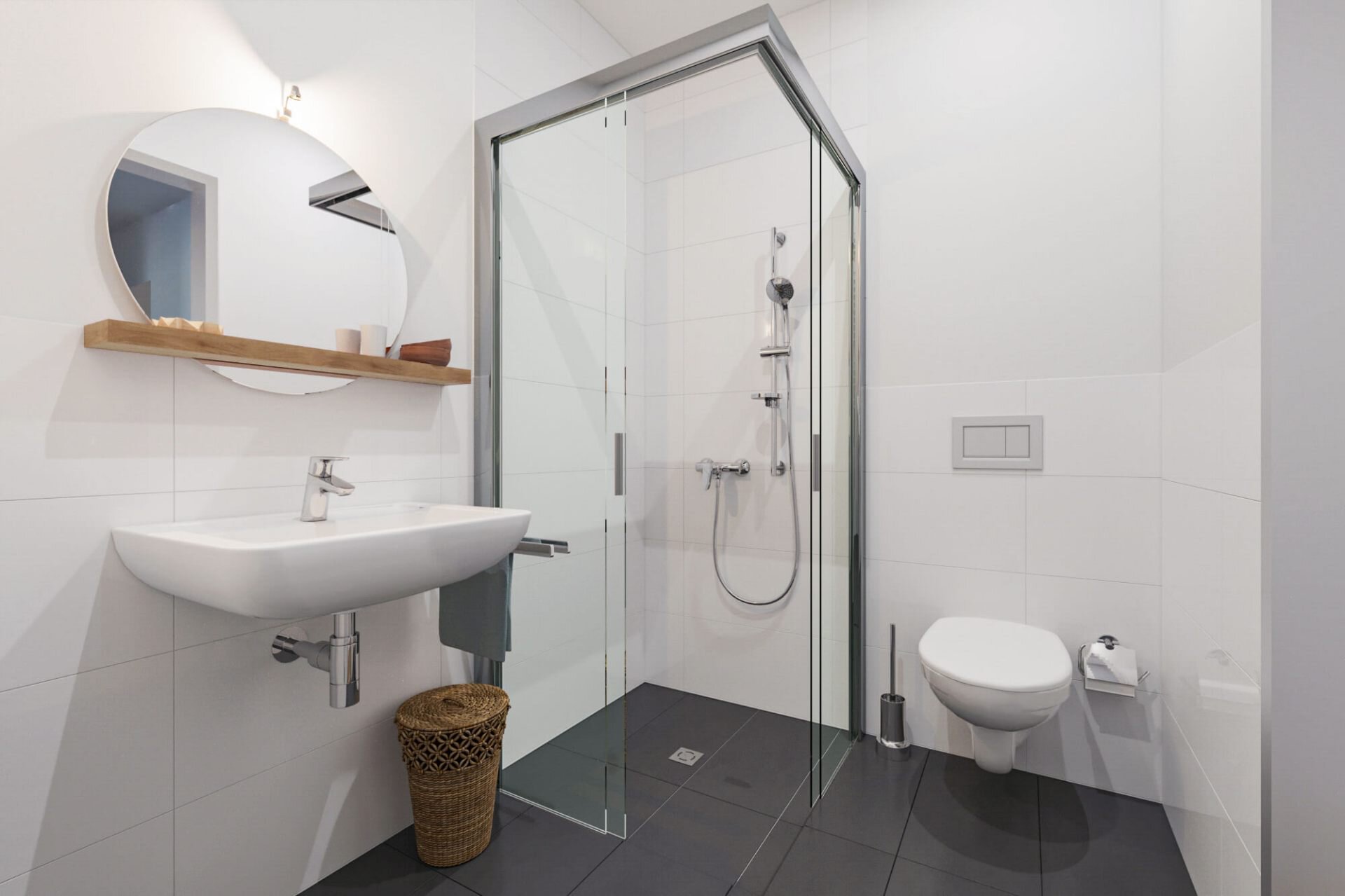 WC mit Dusche | © Dawonia WC mit Dusche | © Dawonia