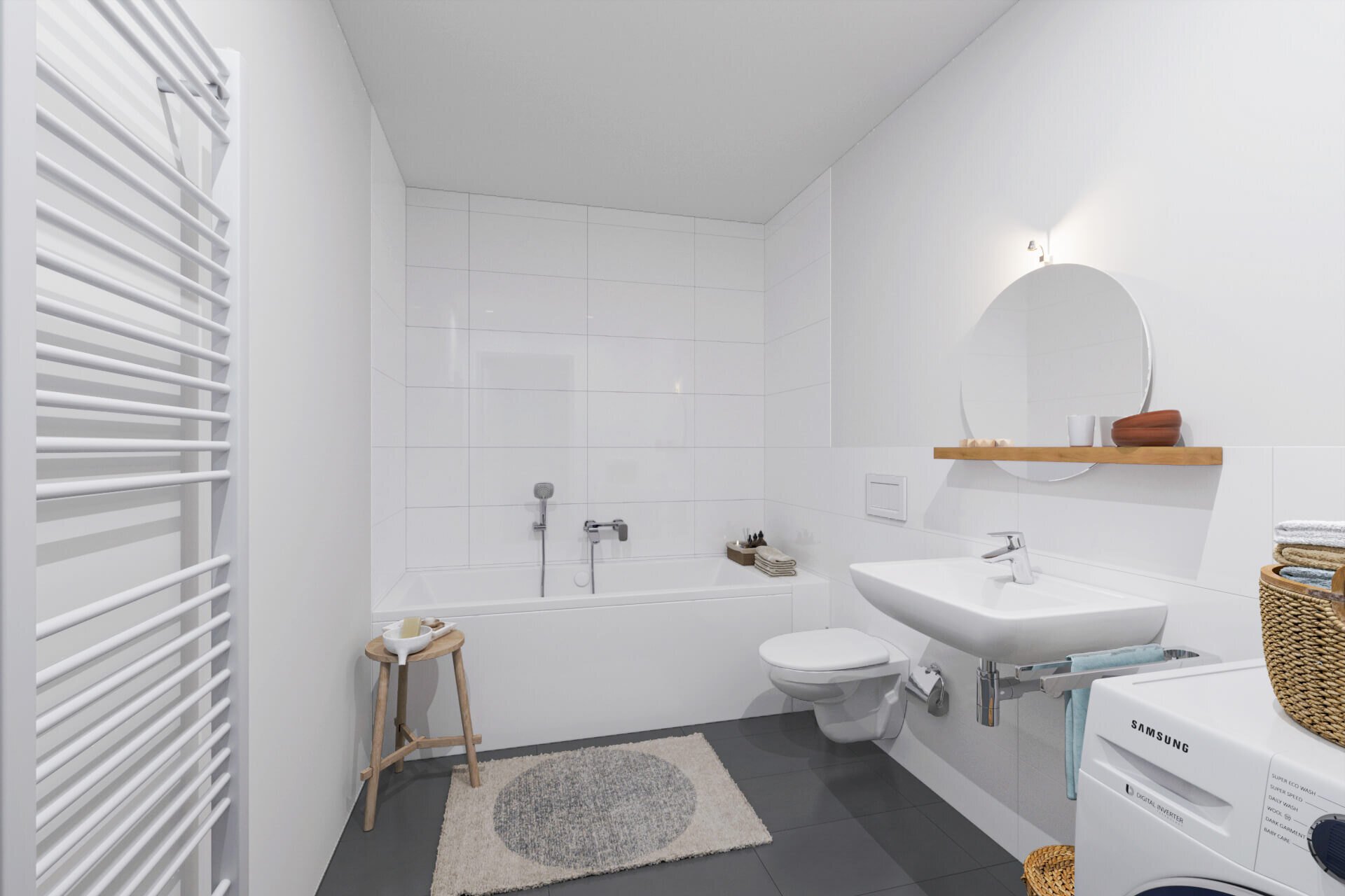 Bad mit Wanne | © Dawonia