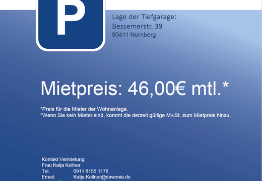 TG-Stellplätze zu vermieten_WE 2720.PNG | © Dawonia