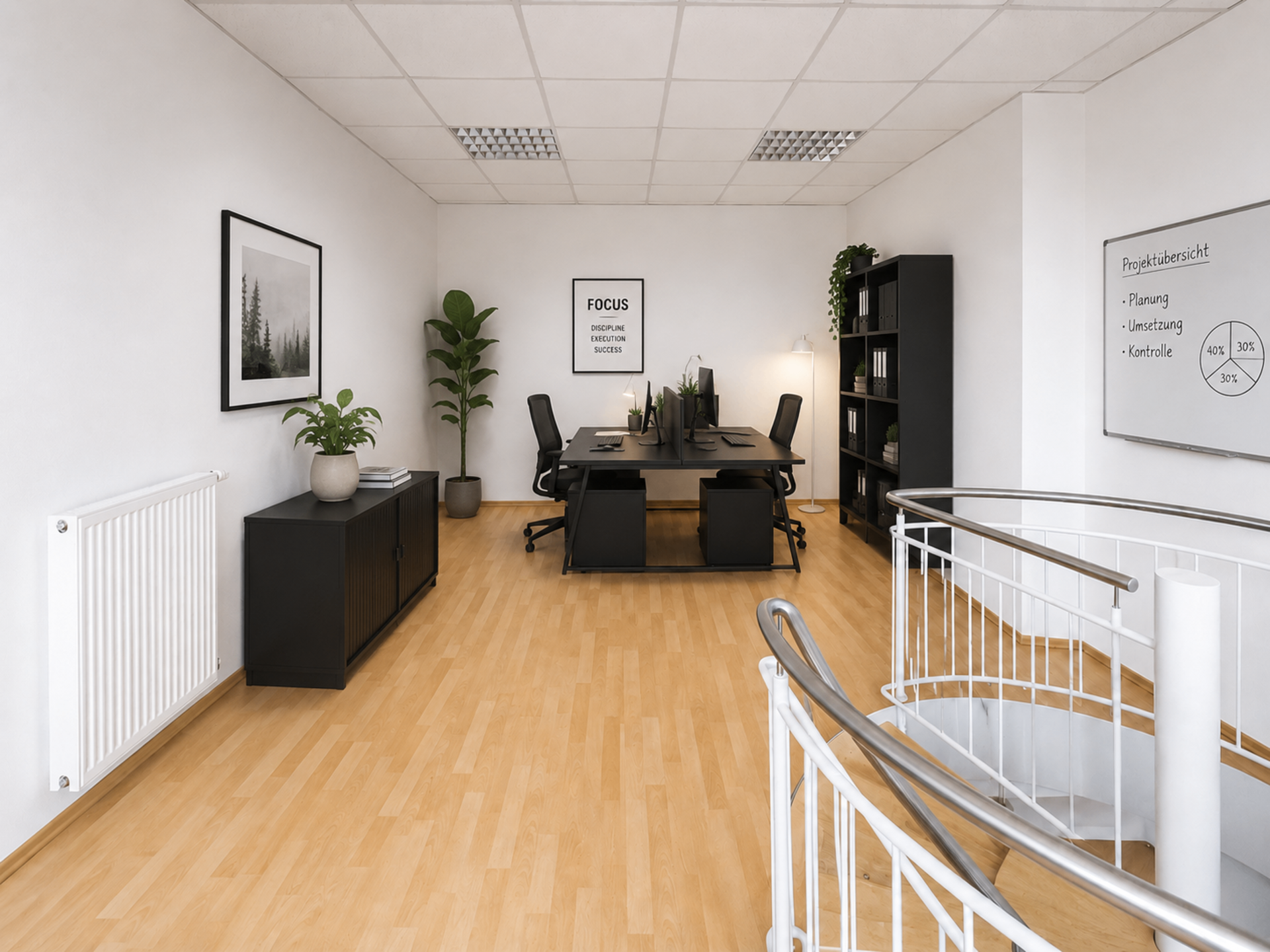 Büro / Laden - virtuell möbliert | © Dawonia
