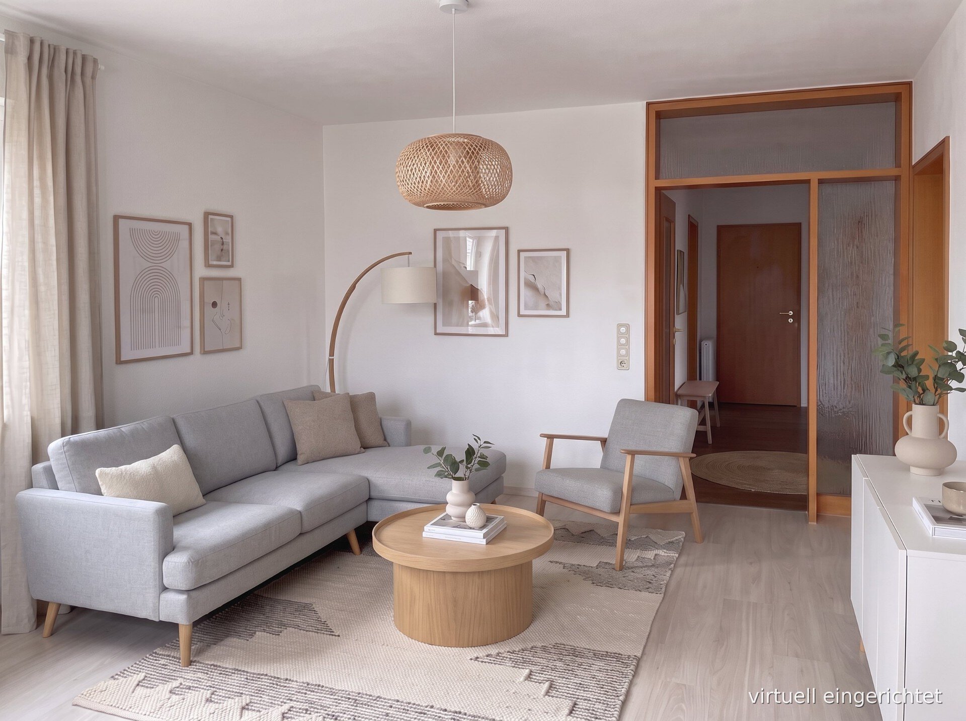 Wohnzimmer virtuell eingerichtet 3.jpg | © Dawonia