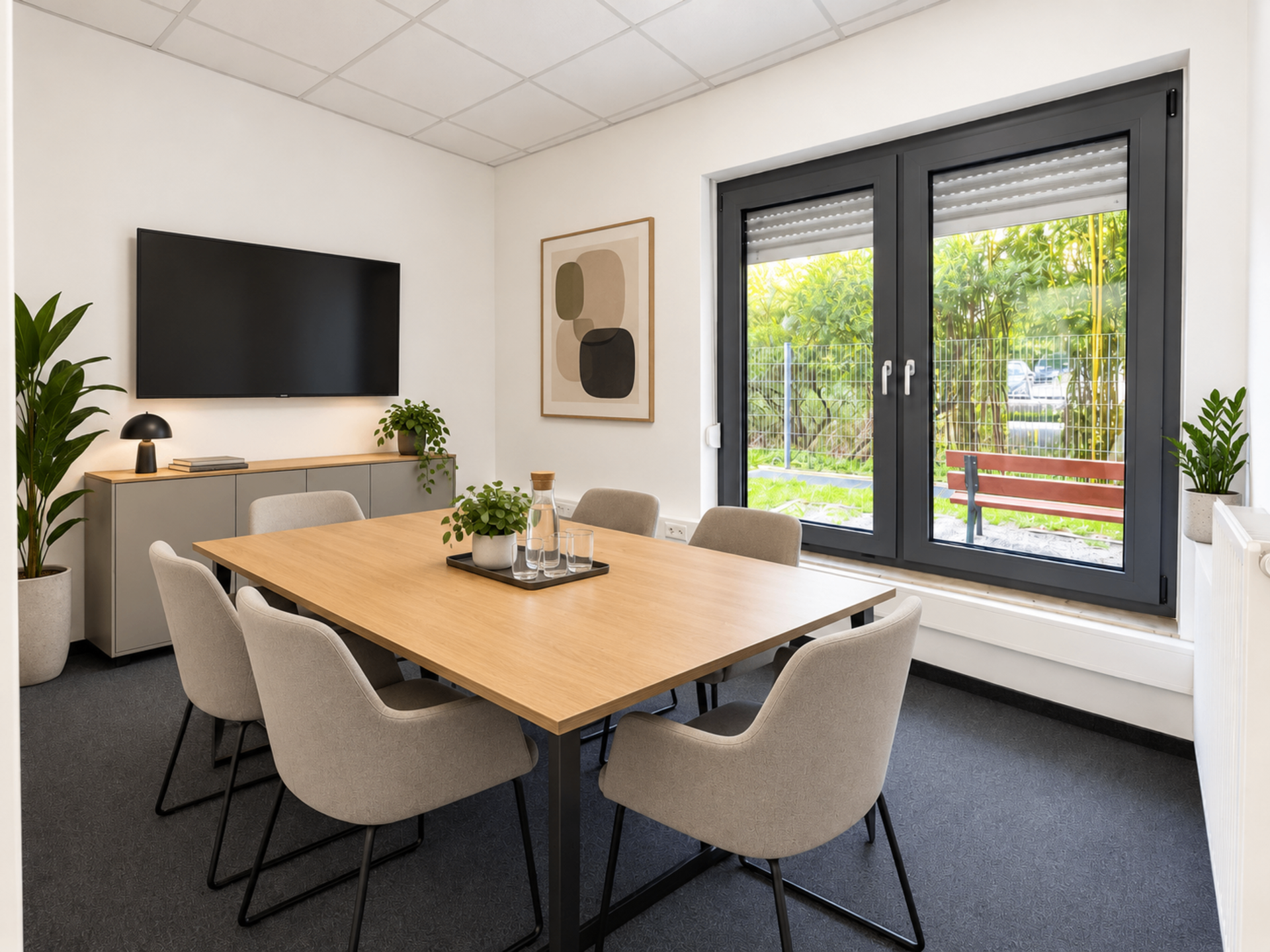 separater Büroraum / Besprechungsraum - virtuell eingerichtet | © Dawonia
